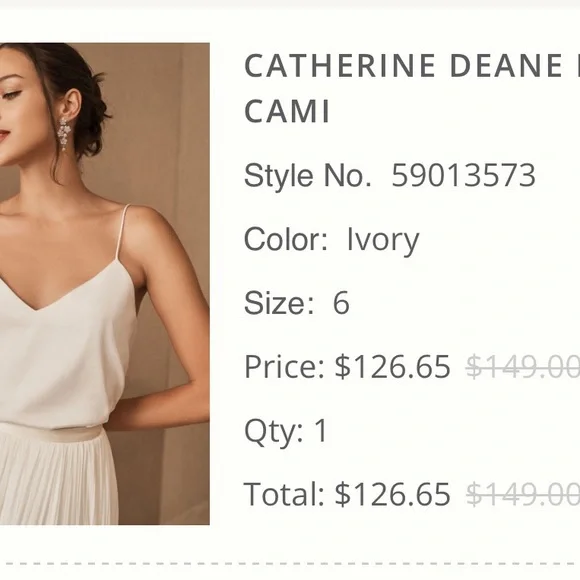 Catherine Deane Mia Cami - Picture 8 of 8